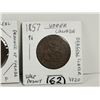 Image 3 : 1844 Bank of Montreal, 1857 Upper Canada Tokens