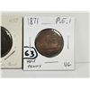 Image 2 : Two Pre-Confederation Tokens 1837, 1871 PEI