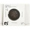 Image 1 : 1896 VF+ 1 cent coin