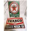Image 1 : Two Texaco Tin Signs