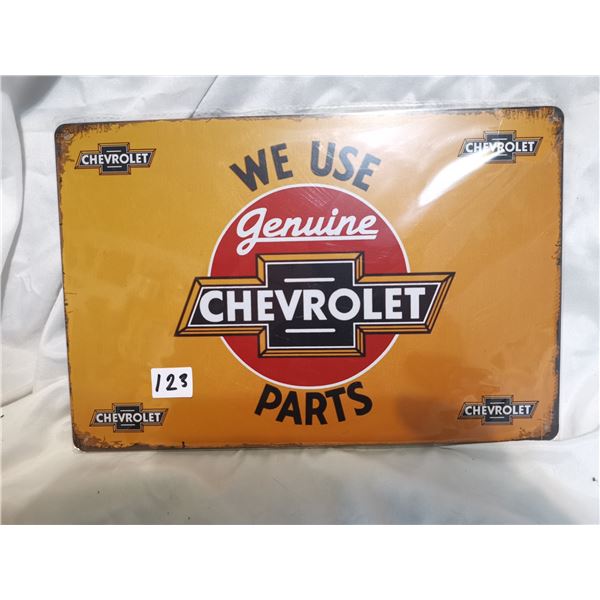 Chevrolet Tin Sign