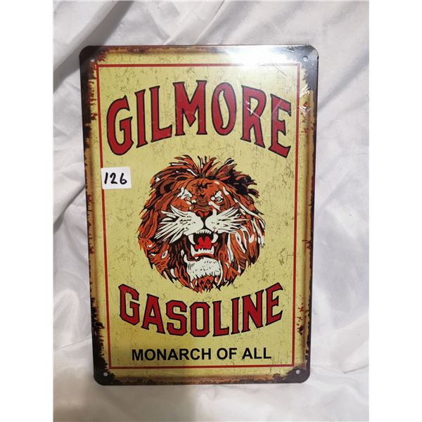 Gilmore Gas Tin Sign