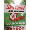 Image 2 : Embossed Texaco Sky Chief Tin Sign