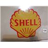 Image 2 : Embossed Shell Oil Tin Sign