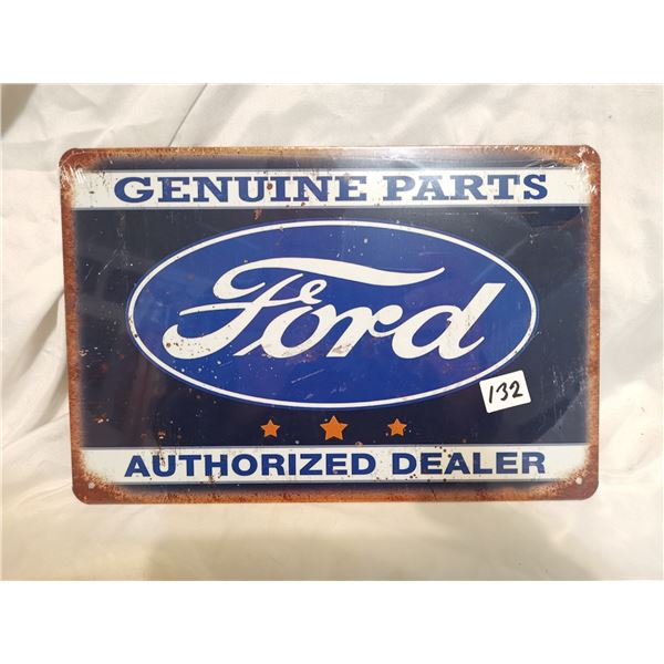 Ford Dealer Tin Sign