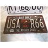 Image 3 : Two Route 66 Tin License Plates