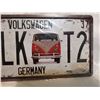 Image 2 : Volkswagen Tin License Plate