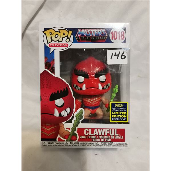 Rare Clawful Funko Pop, 2020 Summer Edition Masters of the Universe