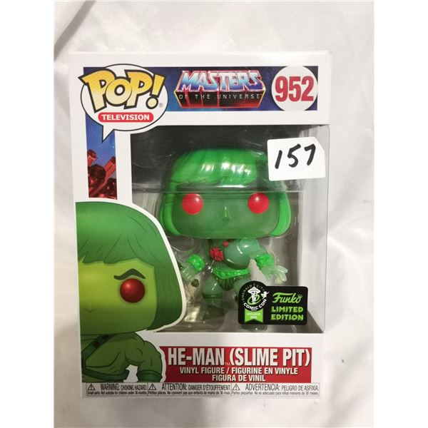 Rare He-Man Slime Pit Funko Pop, Limited Edition Masters of the Universe