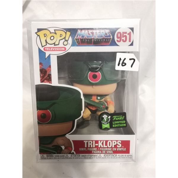 Rare Tri-Klops Funko Pop Limited, Masters of the Universe