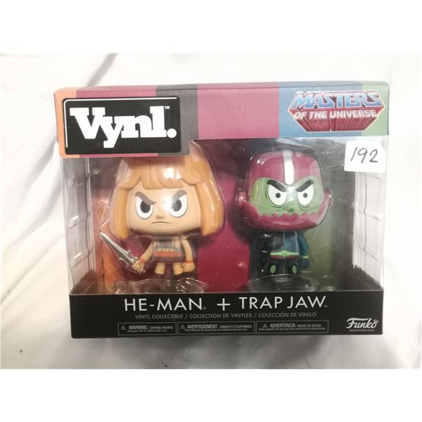 He-Man + Trap Jaw Funko Vynl, Masters of the Universe