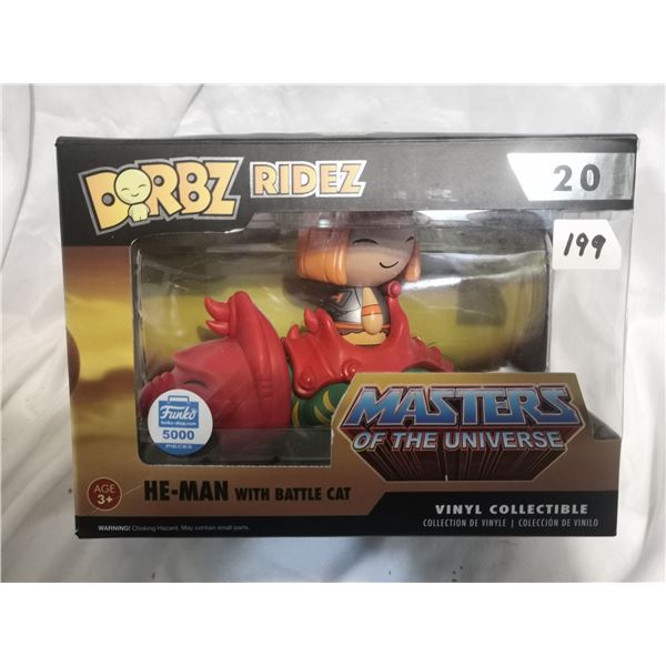 RARE He-Man w/ Battle Cat Funko Dorbz Rides – Only 5000 Made