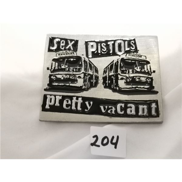 Sex Pistols Pretty Vacant Belt Buckle
