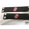 Image 3 : (2) NOS Rolling Stone Wrist Band Bracelets