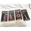 Image 1 : (4) NOS Rock Band Keychains - Deftones, Linken Park, Incubus, Limp Bizkit
