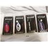 Image 1 : (4) NOS Rock Band Keychains - Incubus, Linken Park, Sum 41, Limp Bizkit