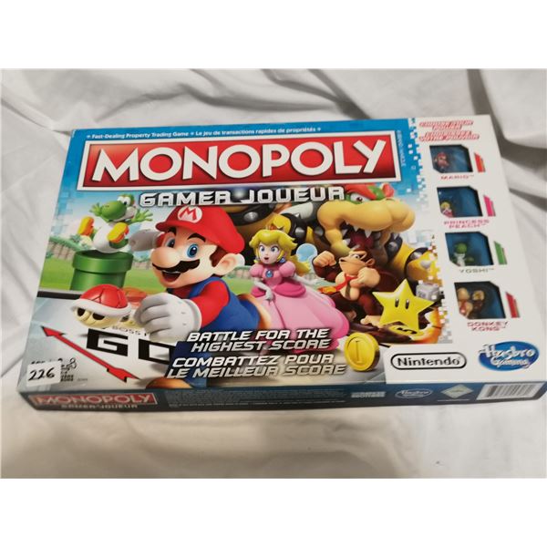 Nintendo Monopoly Gamer Board Game