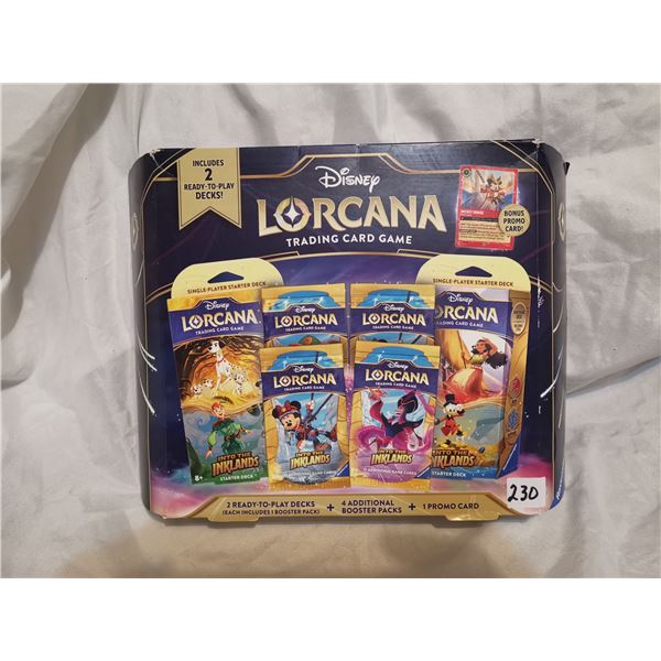 NOS Sealed Disney Lorcana Trading Card Game Box