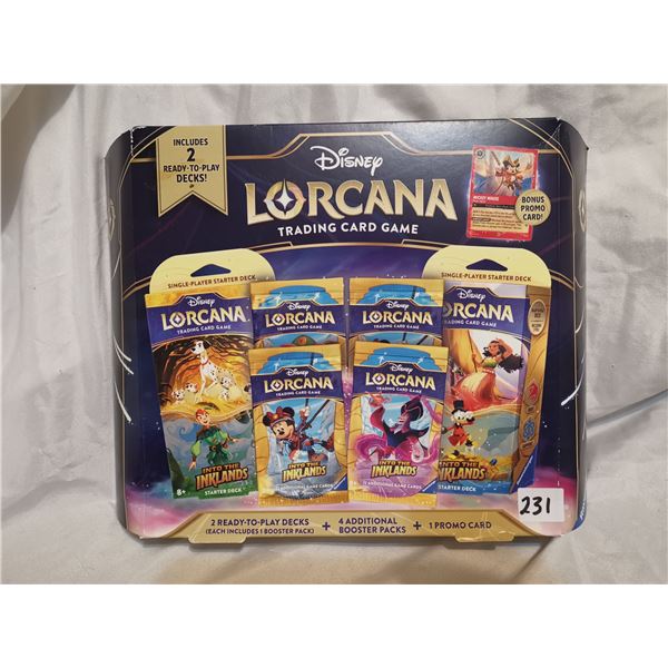 NOS Sealed Disney Lorcana Trading Card Game Box