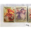 Image 2 : (4) Custom Fan-Art Gold Foil Pokemon Cards