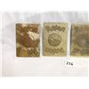 Image 4 : (4) Custom Fan-Art Gold Foil Pokemon Cards