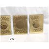 Image 5 : (4) Custom Fan-Art Gold Foil Pokemon Cards