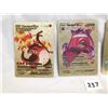 Image 2 : (4) Custom Fan-Art Gold Foil Pokemon Cards