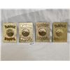 Image 4 : (4) Custom Fan-Art Gold Foil Pokemon Cards