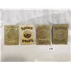 Image 4 : (4) Custom Fan-Art Gold Foil Pokemon Cards