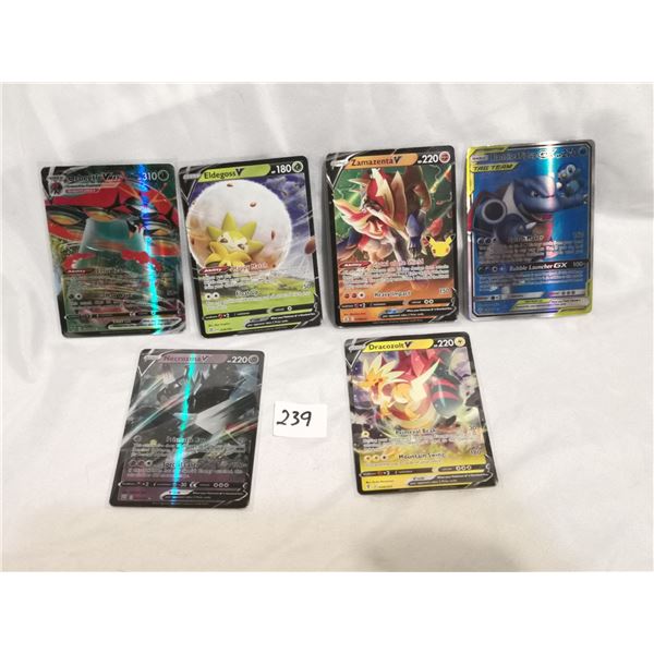 (6) Pokemon Style Trading Cards – Cannot Verify Authenticity