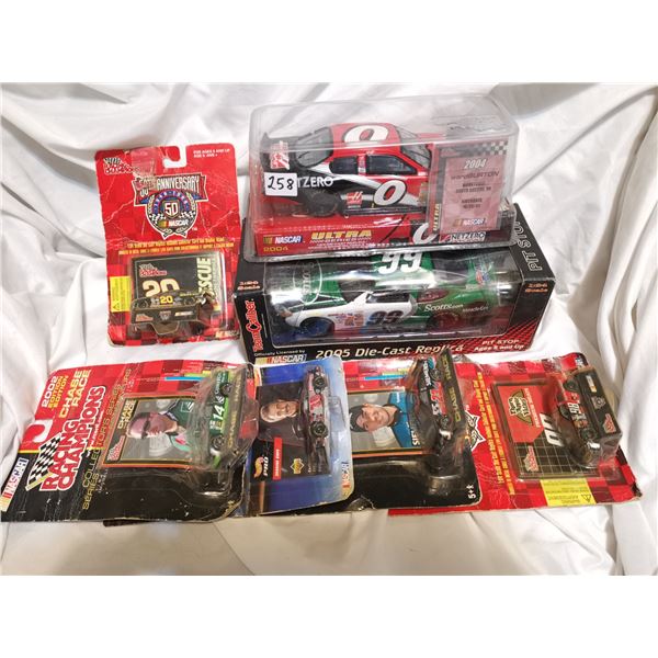 Nascar Die-Cast Model Car Lot - (2) Large, (5) Small