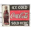 Image 1 : Coca-Cola Tin Sign, 12x16”