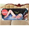 Image 1 : Large 16x35” Coca-Cola Swimming Ad Art Print