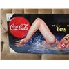 Image 2 : Large 16x35” Coca-Cola Swimming Ad Art Print