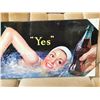 Image 3 : Large 16x35” Coca-Cola Swimming Ad Art Print