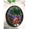 Image 2 : Two Stained Glass Pieces, Flower & Tree