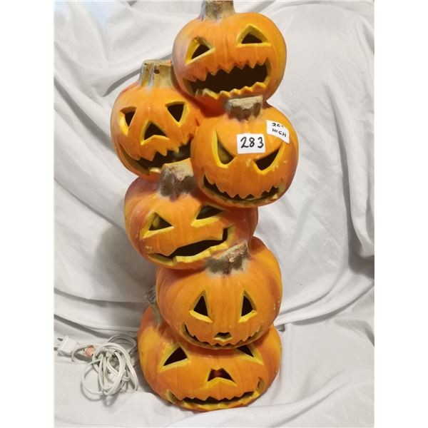 Light up Pumpkin Halloween Décor, 20”