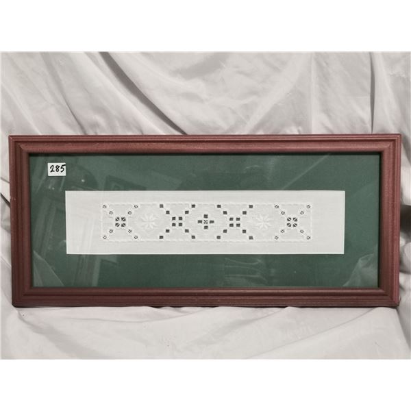 Vintage Framed Embroidery Work