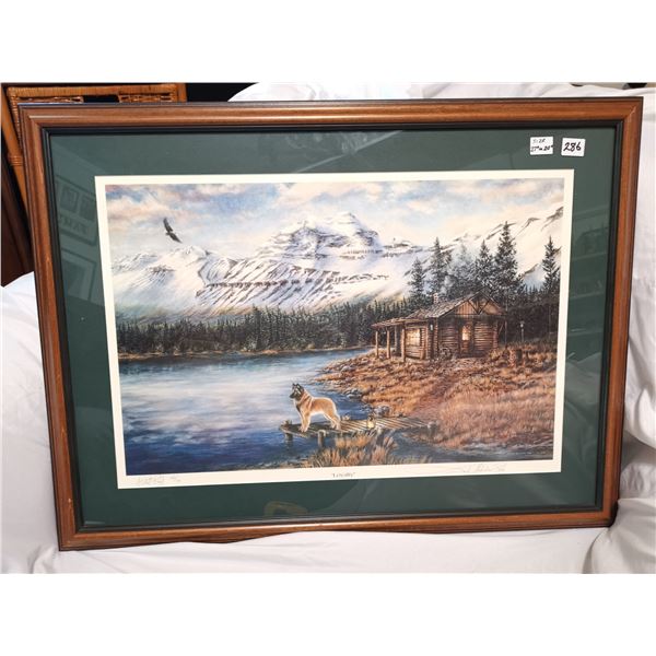 David Alexander Risk “Loyalty” Print #168/180, 20x27”