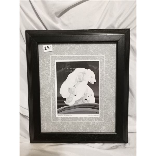 Archie Beaulieu Framed Polar Bear Print