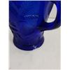 Image 4 : Cobalt Glass Vase, 5” (has chip on bottom)