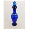 Image 2 : Vintage Avon Cobalt Blue Glass Pitcher, 9”