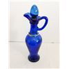 Image 3 : Vintage Avon Cobalt Blue Glass Pitcher, 9”