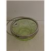 Image 2 : Uranium Glass Candy Dish w/ Handle, 5”