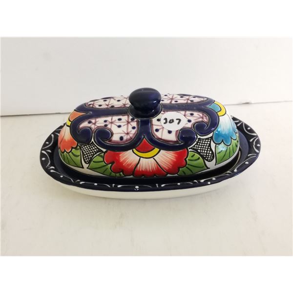 Pottery Butter Dish