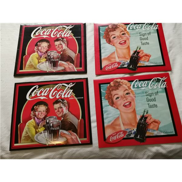 (4) Coca-Cola Calanders (2006/2007)