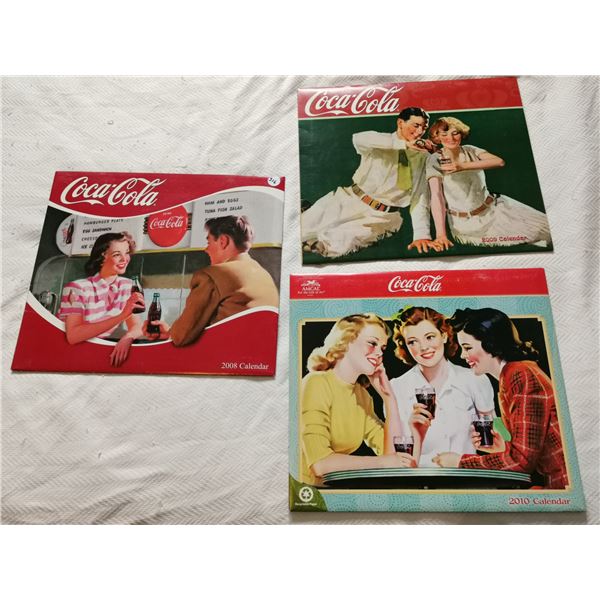 (3) Coca-Cola Calanders (2008/09/10)