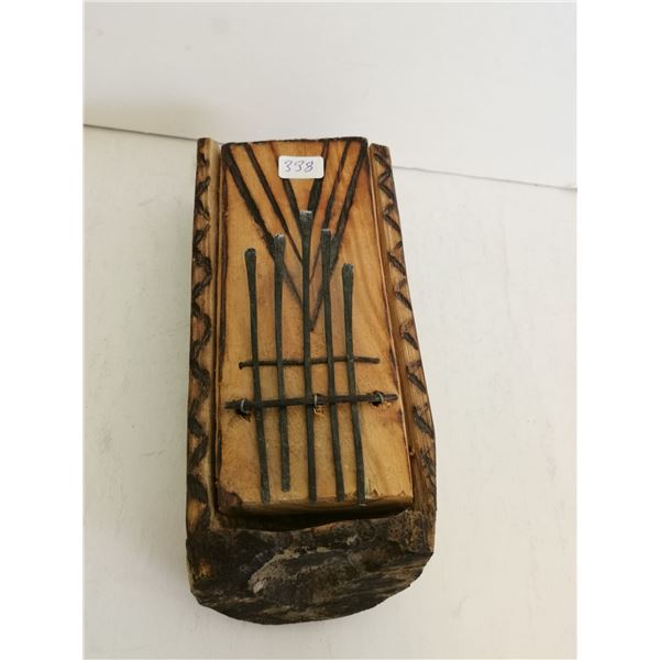 Vintage Handcrafted Wooden Kalimba / Thumb Piano