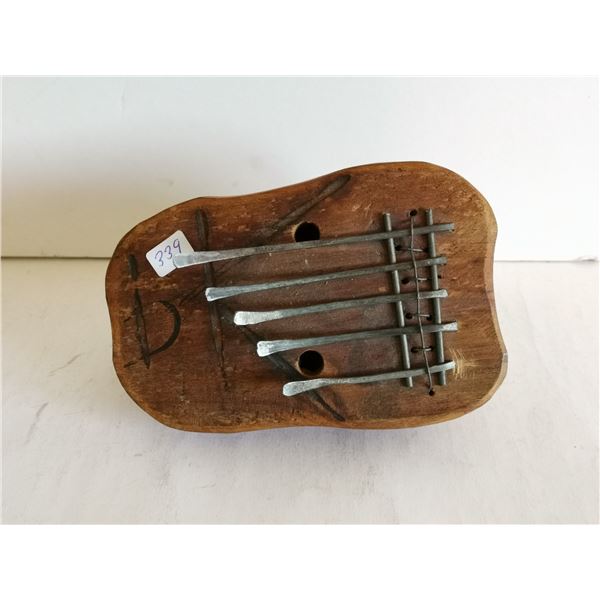 Vintage Hand Carved Kalimba / Thumb Piano