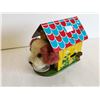 Image 2 : Vintage Tin Toy Eating Dog Wind Up Toy, Made in Japan – Works